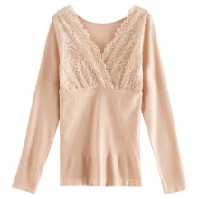 103261 蕾丝打底长袖