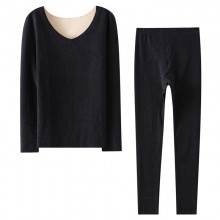 103017 蚕丝磨毛保暖套装