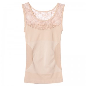 103509 蕾丝拼接塑身背心