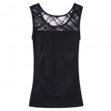 103509 蕾丝拼接塑身背心