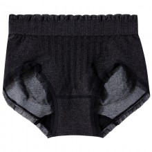 102129 棉色纱竖条纹三角裤