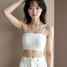 101125 莫代尔背心式抹胸文胸