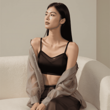 210016 素绉缎抹胸文胸