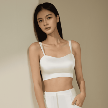 210017 素绉缎抹胸文胸