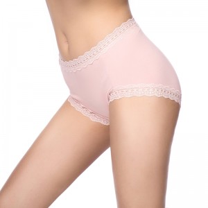 Fimage有致简约女士中老年妈妈胖mm高腰纯棉内裤